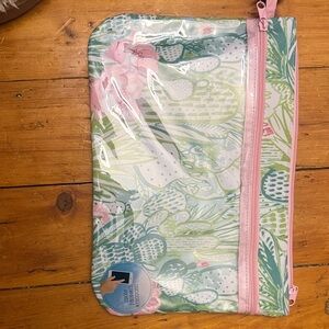 Swim sack Floral Transparent Zipper Pouch